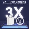iPhone Charger Fast Charging 2 Pack Type C Wall Charger Block with 2 Pack [6FT&10FT] Long USB C to Lightning Cable for iPhone 14/13/12/12 Pro Max/11/Xs Max/XR/X,AirPod Pro