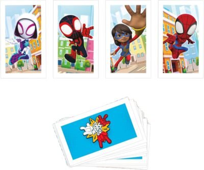 71k0ef6NUwL._AC_SL1500_.jpg Monopoly Junior: Marvel Spidey and His Amazing Friends Edition Board Game for Kids Ages 5+, with Artwork from The Animated Series, Kids Board Games (Amazon Exclusive)