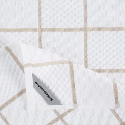 71l1koC3voL._AC_SL1500_.jpg KITCHENAID Quilted Cotton Terry Cloth Oven Mitt, Pot Holder, Kitchen Towel 4-Pack Set, Heat Resistant, Silicone Grip, 16"x26", 7"x13" & 7"x10", Milkshake