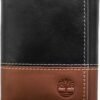 Timberland Men's Leather Trifold Wallet with ID Window