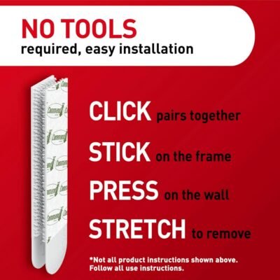 Command 20 lb XL Heavyweight Picture Hanging Strips 16 Pairs (32 Command Strips), Damage-Free Hanging Picture Hangers, Heavy Duty Wall Hanging Strips for Home Decor, White Adhesive Strips