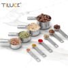TILUCK Stainless Steel Measuring Cups & Spoons Set, Cups and Spoons,Kitchen Gadgets for Cooking & Baking (10)