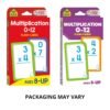 71niJC7RdVL._SL1500_.jpg School Zone Multiplication 0-12 Flash Cards: 56 Math Cards, 3rd Grade, 4th Grade, Elementary Math, Multiplication Facts, Common Core, Ages 8+, Packaging May Vary
