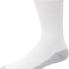 Hanes Men's Double Tough Crew Socks, 12-Pair Pack