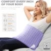 71q57H558FL._AC_SL1500_.jpg Heating Pad for Back Pain Cramps Relief - Electric Heating Pad for Neck/Shoulder/Muscle Pain - 6 Heat Settings, Auto Off, Moist Heat Options, Machine Washable, Mothers Day Gifts for Mom, Women - XL