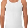 Hanes Men's, Moisture-Wicking Ribbed, Lightweight Cotton Tank Undershirts, Multi-Pack