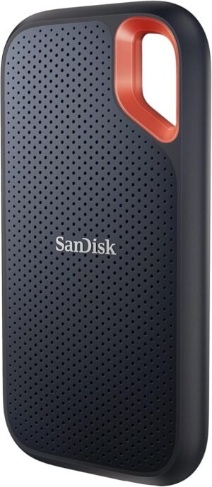 SanDisk 8TB Extreme Portable SSD - Up to 1050MB/s, USB-C, USB 3.2 Gen 2, IP65 Water and Dust Resistance, Updated Firmware - External Solid State Drive - SDSSDE61-8T00-G25