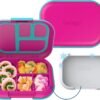 71wGSFo9SoL._AC_SL1500_.jpg Bentgo Chill Kids Leak-Proof Lunch Box - 4-Compartment Bento Box with Built-In Ice Pack, 3.3 Cup Capacity, PFAS & BPA-Free, Microwave & Dishwasher Safe, Ideal Size for Ages 3 to 7 (Fuchsia/Teal)