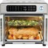 Emeril Lagasse Extra Large French Door Air Fryer Toaster Oven Combo, 24 Cooking Functions and Digital Controls, 7 Accessories Included, Stainless Steel Finish, 26QT Capacity