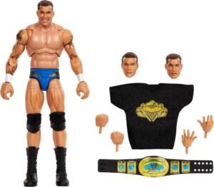 Mattel WWE Ultimate Edition Randy Orton 6-inch Action Figure & Accessories Fan Takeover Set, 10+ Pieces Include Swappable Heads & Hands (Amazon Exclusive)