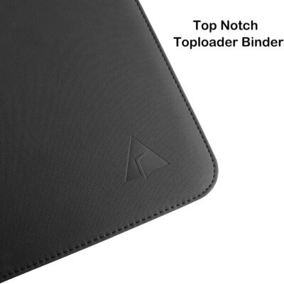 Rayvol Toploader Binder Transparent Sleeves, Holds 252 Toploaders 9-Pocket Top Loader Card Storage Album, Ringless Double-Sided Pockets for Sports and Trading Cards in 3 x 4'' Toploaders