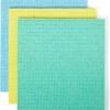 Full Circle Squeeze, Reusable Cellulose Sponge Cloths, 3-pack, Multicolor