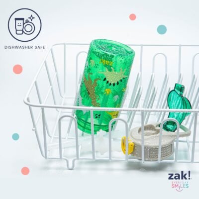 813B56CfYmL._AC_SL1500_.jpg Zak Designs Sage Sonic the Hedgehog Water Bottle For School or Travel, 16oz Durable Plastic Water Bottle With Straw, Handle, and Leak-Proof, Pop-Up Spout Cover (Sonic, Eggman)