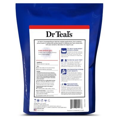 813CYYPI46L._SL1500_.jpg Dr Teal's Pure Epsom Salt Bulk Magnesium Sulfate USP, Fragrance Free, 19 lbs