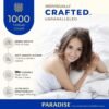 THREAD SPREAD 100% Egyptian Cotton Pillow Cases - 1000 Thread Count Queen/Standard Size Set of 2, Soft & Breathable Extra Long Staple Sateen Weave Cotton Pillow Covers for Bed - Silver