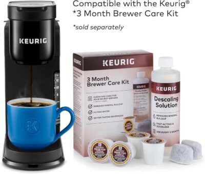 Keurig K-Express Single Serve K-Cup Pod Coffee Maker, 3 Brew Sizes, Strong Button Feature, 42oz Removable Reservoir, Black