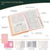 815k2JE8kLL._SL1500_.jpg KJV Holy Bible, Giant Print Full-size Faux Leather Red Letter Edition - Thumb Index & Ribbon Marker, King James Version, Pink (KJV Full Size GP Editions)