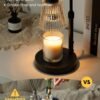 Candle Warmer Lamp with Timer Dimmable, Birthday Gifts for Women Mom, House Warming Gifts New Home Decor, Wax Melt Warmer for Jar Candles with 2 Bulbs