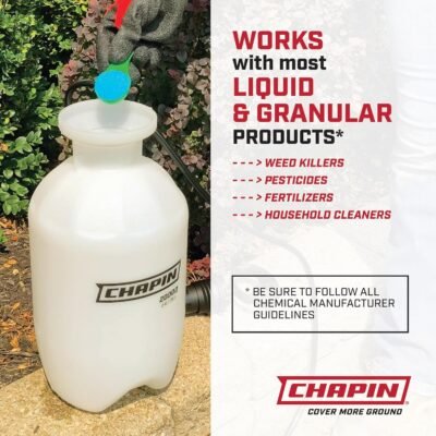 8184JZNbv2L._AC_SL1500_.jpg Chapin 20004 Made in USA 1 -Gallon Lawn and Garden Pump Pressured Sprayer, for Spraying Plants, Garden Watering, Weeds and Pests