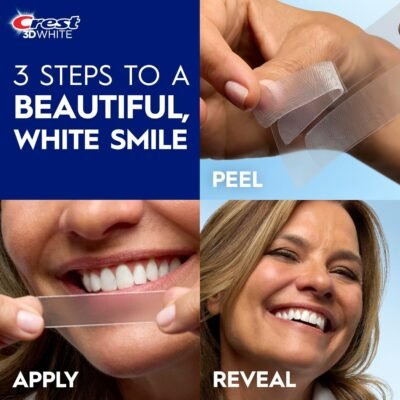 819cHeb2gQL._SL1500_.jpg Crest 3D Whitestrips Age Renewal – Teeth Whitening Kit, 24 Treatments (20 + 4 Bonus), Each with 1 Upper/1Lower, 48 Strips – Crest 3DWhite Teeth Whitening Strips