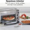 Hamilton Beach 2-in-1 Countertop Toaster Oven and Long Slot 2 Slice Toaster, 60 Minute Timer and Automatic Shut Off, Shade Selector, Stainless Steel (31156)