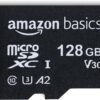81FMYuiSaEL._AC_SL1500_.jpg Amazon Basics Micro SDXC Memory Card with Full Size Adapter, A2, U3, Read Speed up to 100 MB/s, 128 GB, Black