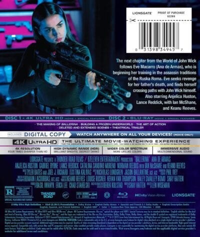 BALLERINA: FROM THE WORLD OF JOHN WICK 4K Digital