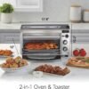 Hamilton Beach 2-in-1 Countertop Toaster Oven and Long Slot 2 Slice Toaster, 60 Minute Timer and Automatic Shut Off, Shade Selector, Stainless Steel (31156)