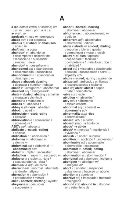 Merriam-Webster's Word-for-Word Spanish-English Dictionary (Multilingual, English and Spanish Edition)