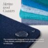 Graf Lantz - Bierfilzl Merino Wool Round Coasters Set of 4 - Heather White (4" Circles) - Absorbs 30% of Weight, German Wool - Heat Resistant, Sustainable, & Reusable - Home Decor & Coffee Table Decor