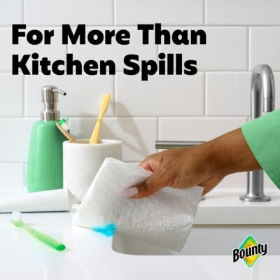 81LwhUtK43L._AC_SL1500_.jpg Bounty Select-A-Size Paper Towels, White, 8 Triple Rolls = 24 Regular Rolls