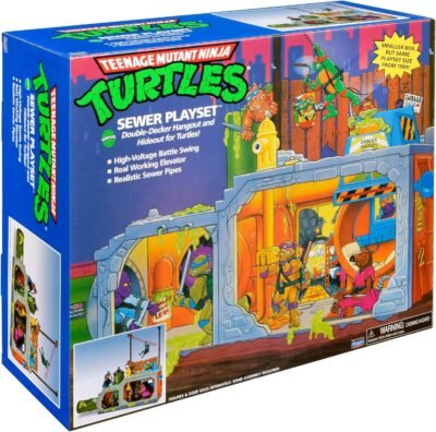 Teenage Mutant Ninja Turtles Classic Sewer Playset by Playmates Toys – Amazon Exclusive