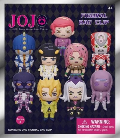 JoJo's Bizarre Adventure Monogram Golden Wind 3D Bag Clip - Series 2