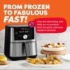 Instant Pot Vortex Plus 4QT Air Fryer, Custom Program Options, 6-in-1 Functions Crisps, Broils, Roasts, Dehydrates, Bakes, Reheats, 100+ In-App Recipes, from the Makers of Instant Pot, Stainless Steel