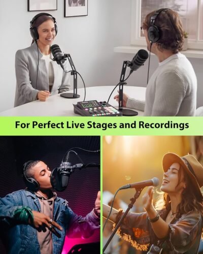 XLR Cables 10ft 2 Pack - Kevlar-Reinforced Nylon Braided - REAN Gold-Pin Connectors from NEUTRIK - AL & OFC Dual Shielded Balanced XLR Microphone Cable for Shure, Rode, Focusrite, Cloudlifter, Elgato