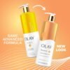 Olay Body Lotion for Women, Brightening with Vitamin C Serum, Visibly Bright & Radiant Skin, 24hr Moisture & Hydration, Fast Absorbing Formula, Vitamin B3 Complex, For All Skin Types, 17 fl oz