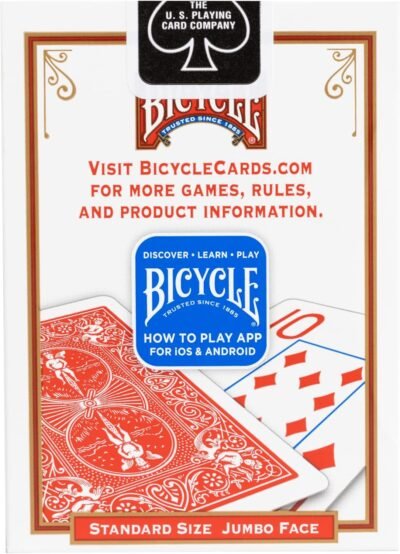 Bicycle Playing Cards, Jumbo Index, 2 Pack