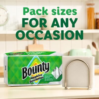 81VYtxDanL._AC_SL1500_.jpg Bounty Quilted Napkins 1-Ply 12 1/10 x 12 White 200/Pack (96595PK)