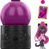Monster High Potions Crystal Ball Mini Dolls, Surprise 3-inch Character Figures with Water Reveal, Charm and Fortune Card (Characters May Vary)