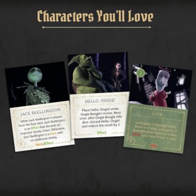 Ravensburger Disney Villainous Filled with Fright - Strategy Board Game - Join Oogie Boogie, Lock, Jack Skellington, and More - The Latest Villainous Expansion - Award-Winning Line - Ages 10+