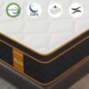 Queen Mattress, 12 Inch Memory Foam Hybrid Mattress in a Box, Medium Firm and Individually Pocket Springs - Pressure Relief, CertiPUR-US Certified, Motion Isolation