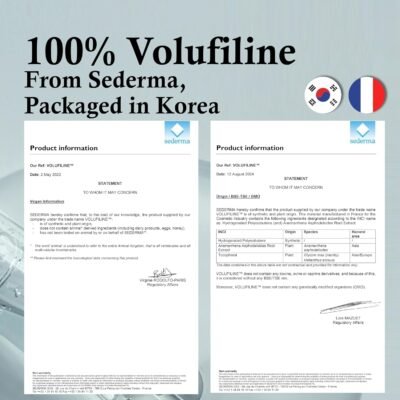 100% Pure Volufiline Concentrate Mix-in Serum - Skin Firming Solution & Clinically Proven | Anti-Wrinkle, Enhances Facial Contours, Boosts Collagen for Sagging Mature Skin Korean Skincare