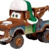 Mattel Disney Pixar Cars Toy Multipack, Set of 5 Winter-Themed Vehicles Including an Exclusive Lightning McQueen & 2 Plastic Accessories (Amazon Exclusive)