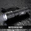 Lighting EVER LED Flashlights High Lumens, Small Flashlight, Waterproof, Adjustable Focus Flash Light for Outdoor, Emergency, AAA Batteries Included, Tactical & Camping Accessories