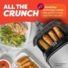 Instant Pot Vortex Plus 4QT Air Fryer, Custom Program Options, 6-in-1 Functions Crisps, Broils, Roasts, Dehydrates, Bakes, Reheats, 100+ In-App Recipes, from the Makers of Instant Pot, Stainless Steel