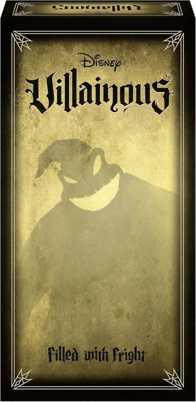 Ravensburger Disney Villainous Filled with Fright - Strategy Board Game - Join Oogie Boogie, Lock, Jack Skellington, and More - The Latest Villainous Expansion - Award-Winning Line - Ages 10+