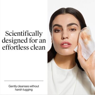 Neutrogena Makeup Remover Wipes, Daily Facial Cleanser Towelettes, Gently Cleanse and Remove Oil & Makeup, Alcohol-Free Makeup Wipes, 2 x 25 ct