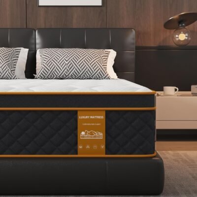 Queen Mattress, 12 Inch Memory Foam Hybrid Mattress in a Box, Medium Firm and Individually Pocket Springs - Pressure Relief, CertiPUR-US Certified, Motion Isolation