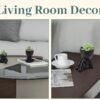 Der Rose 3pcs Fake Succulents Plants Artificial for Black Bathroom Bedroom Home Living Room Decor Aesthetic Indoor