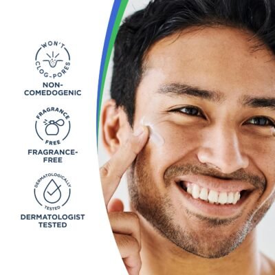 Vanicream Daily Facial Moisturizer With Ceramides and Hyaluronic Acid - Formulated Without Common Irritants for Those with Sensitive Skin, 3 fl oz (Pack of 1)